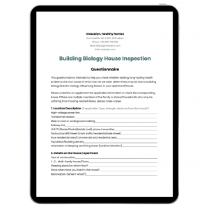 Building Biology Questionnaire